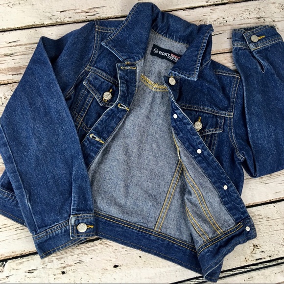 Roxy Quicksilver Teenie Wahine Girls Denim Jacket - Picture 6 of 9